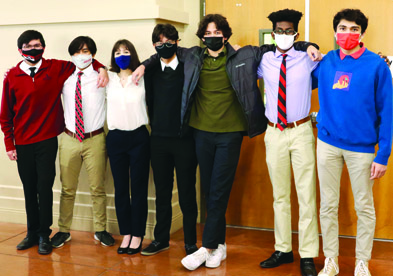 Brophy College Preparatory’s Student Climate Coalition (SSC) recently presented a proposal to provide solar energy use at the school. A Xavier College Preparatory student is also part of this group (photo courtesy of Brophy College Preparatory).