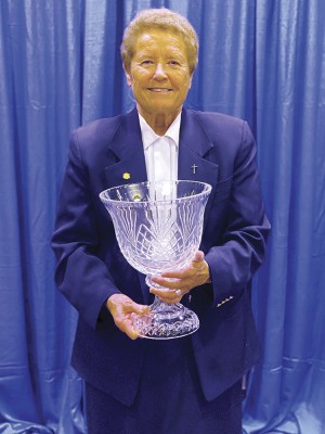 Sister Lynn Winsor, BVM, Xavier College Preparatory’s vice principal for Activities and Athletic director, was inducted into the National Interscholastic Athletic Administrators Association (NIAAA) Hall of Fame.