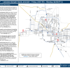Phoenix area freeway closures and restrictions, July 29–Aug. 1