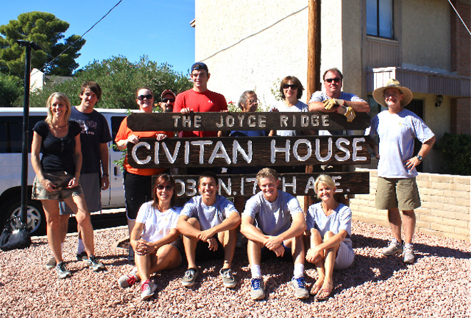 Local youth spruce up Civitan House