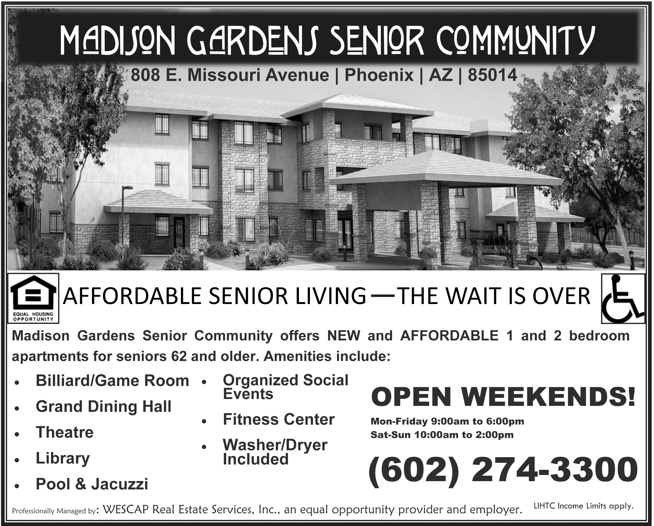 Madison Gardens North Central News