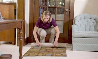 For seniors, little things can cause big risks in the home, such as floor mats and small rugs, or larger rugs with frayed or upturned corners, which pose serious tripping hazards—especially for those using walkers, canes or other mobility assistance (submitted photo).