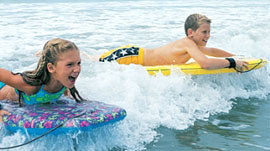 Kids can enjoy yoga, surfing in San Diego
