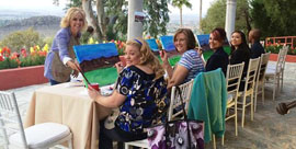Tapatio Cliffs hosts painting at sunset