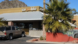 Kids eat free at Scramble in August