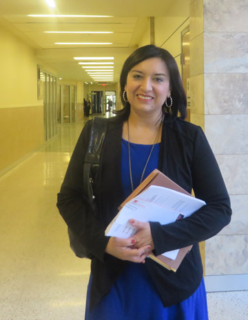 North Central resident January Contreras, a lawyer by profession, created a nonprofit organization in October 2013 in order to provide free legal service to men and women age 24 and younger who can’t afford a lawyer to assist with issues like immigration, employment, family law, domestic abuse, and more. Now instead of prosecuting criminals, she walks the halls of justice to aid the underserved (submitted photo).