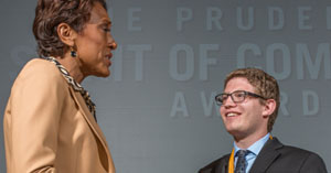 Kaplan receives award, scholarships