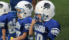 Sign ups for Pop Warner football, cheer in July