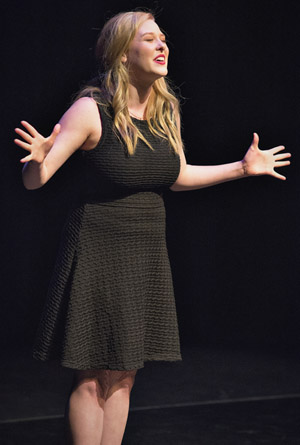 North Central teen Ally Lansdowne performs “Love Don’t Turn Away” by Tom Jones and Harvey Schmidt from 110 In The Shade during the 17th Annual Young Artists’ Competition in Phoenix (photo courtesy of Apatrou Photography).