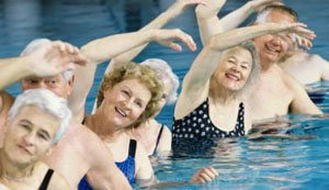 Program makes a splash for seniors at Terraces
