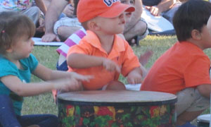 Free family music event in the park