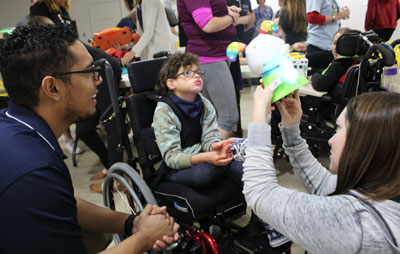 Therapy students adapt toys for kids