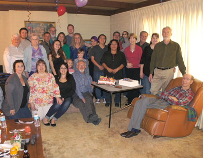 Friends, family help local man mark 100 years