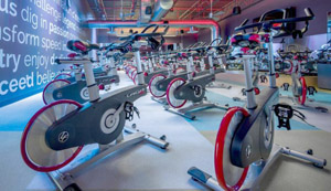 Indoor cycling event aids cancer research