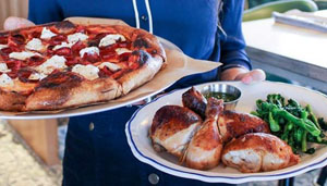 Doughbird combines pizza, rotisserie options