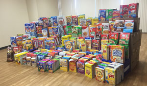 Annual cereal drive aids low-income kids