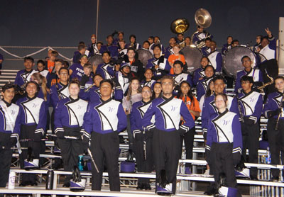 High school band teams with middle schoolers