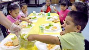 Preschool provides free, healthy meals