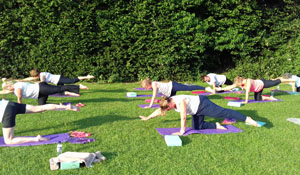 Pilates on the lawn benefits AAWL