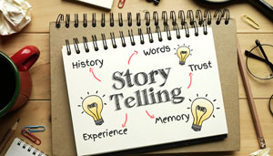 Story telling can spark memories