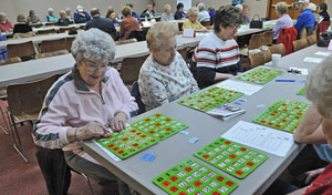 Senior center hosts weekly bingo games