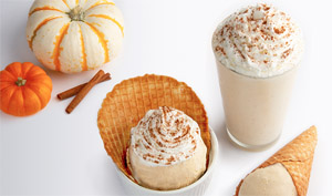 Pumpkin flavors now at Creamistry