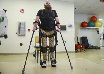 Phoenix VA receives robotic exoskeleton