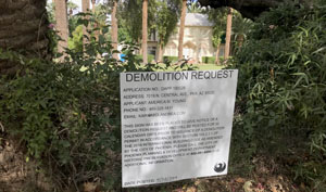 Demo permit fight heads to zoning hearing