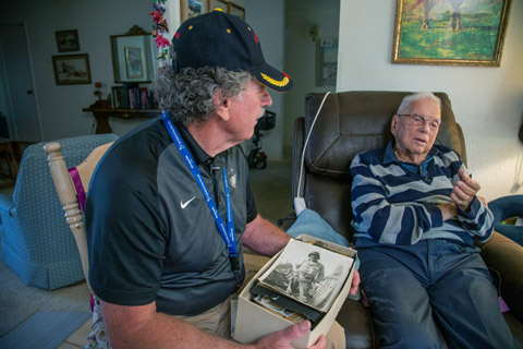 99-year-old war vet receives special tribute