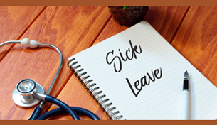 Options for employees who take sick leave