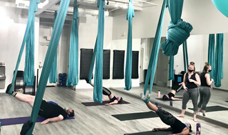 Boost core strength at AIR Aerial Fitness