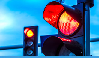 Busy intersection gets new traffic signals