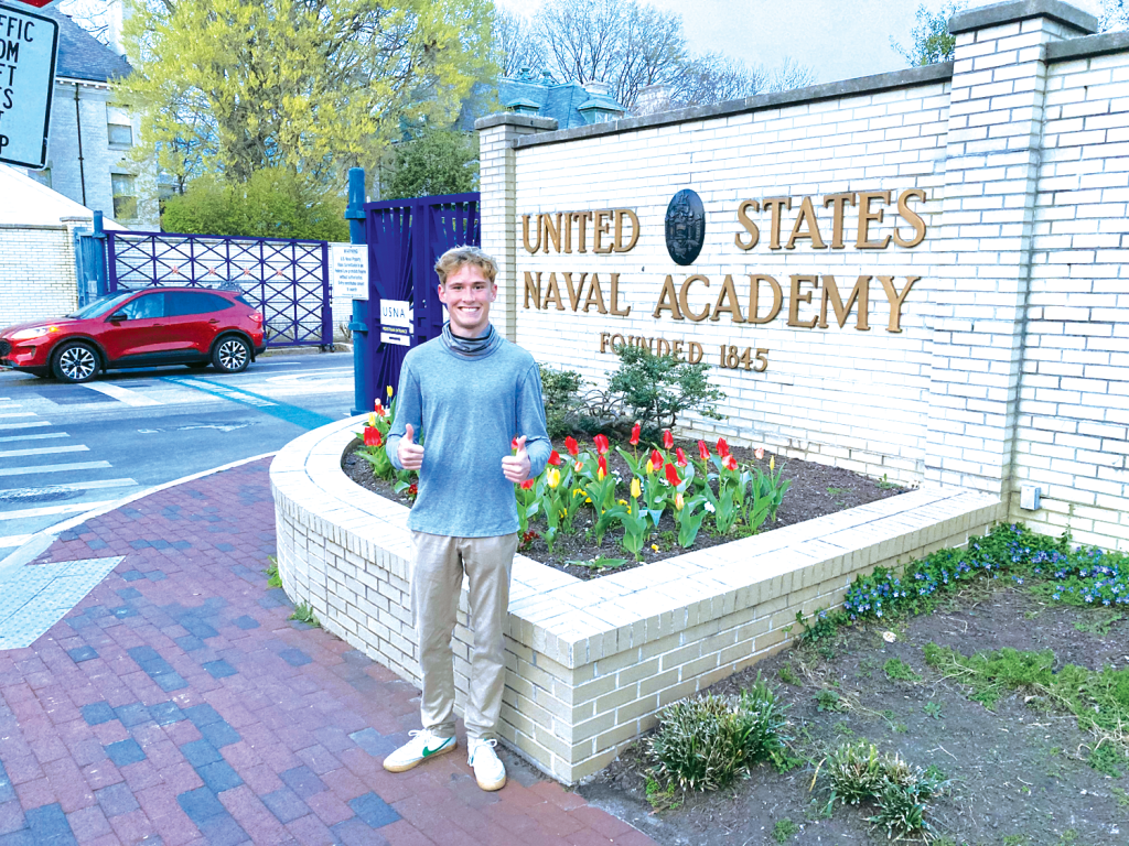 Johnny Lemke, 18, who graduated from Sunnyslope High School last month, is heading to the United States Naval Academy in the fall. U.S. Rep. Greg Stanton nominated Lemke for the Naval and Air Force academies and West Point and he was accepted to all three schools (photo courtesy of Johnny Lemke).