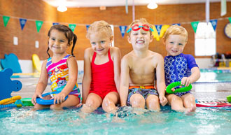 Swim lessons offered after school, weekends