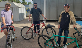 Recovering substance use patients receive bicycles after volunteering