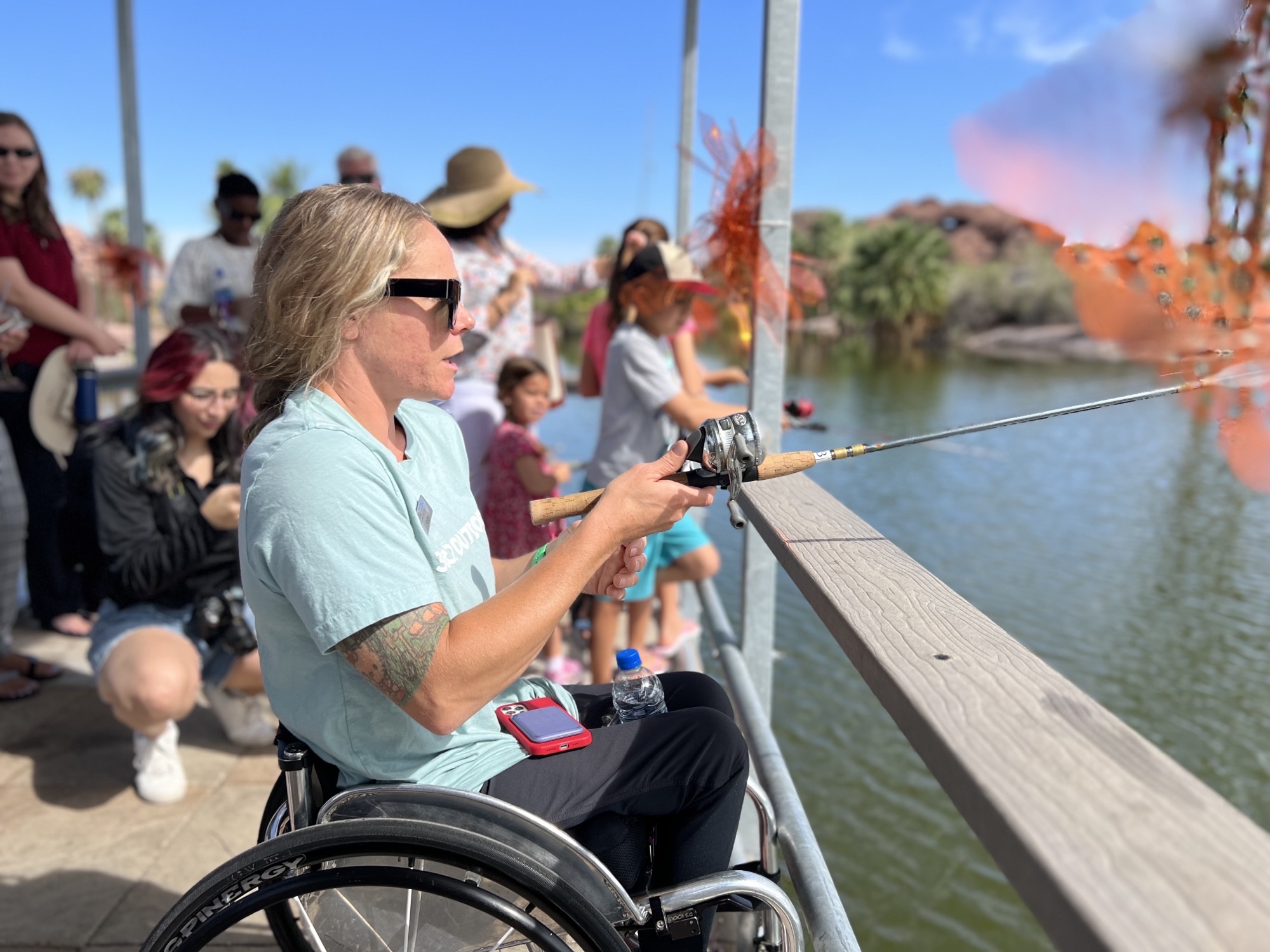 New accessible fishing dock unveiled
