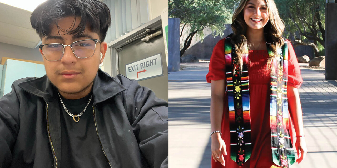 Two students honored for Latinx leadership