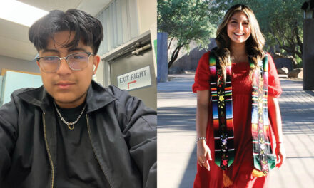 Two students honored for Latinx leadership