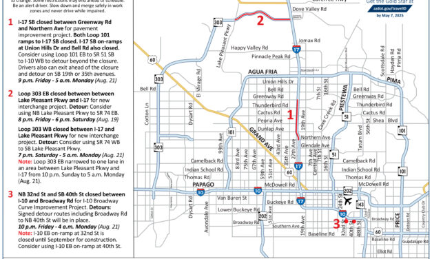 Fewer freeway closures planned this weekend, Aug. 18-21