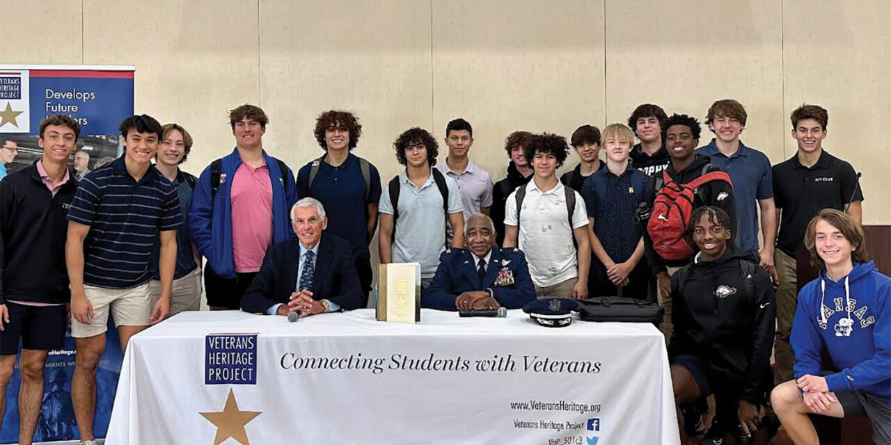 Students welcome veterans to campus