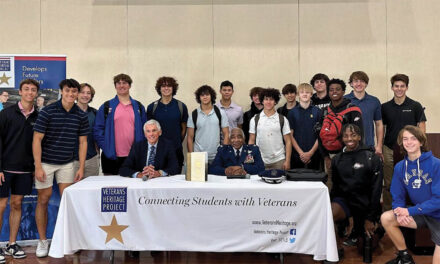 Students welcome veterans to campus