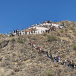 Students refresh iconic S Mountain