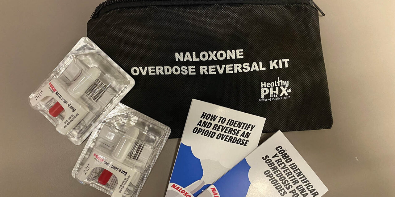 Free Naloxone kits available at library