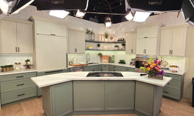 Local remodeler updates TV kitchen set