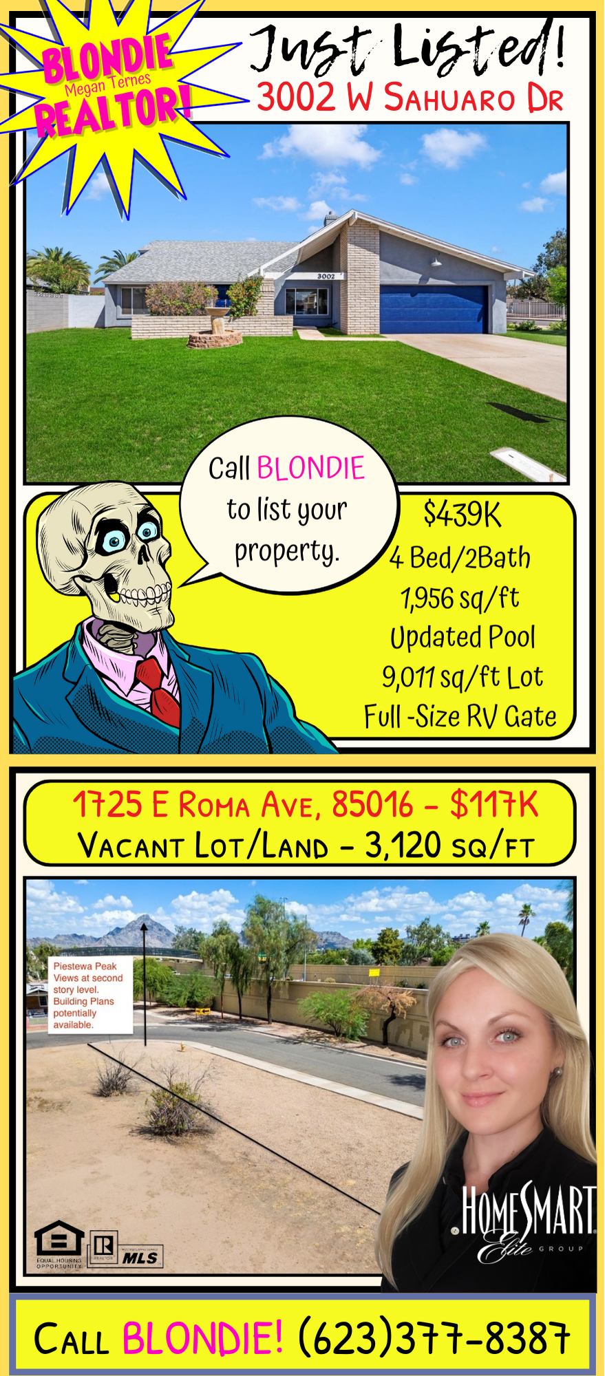 blondie realtor ad