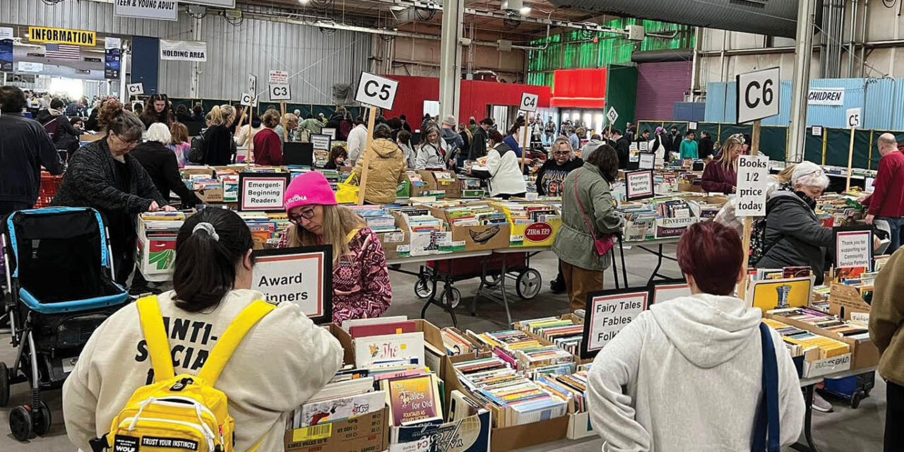 Annual book sale returns