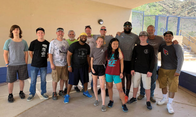 Church volunteers help shelter families