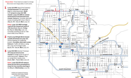 Weekend Freeway Travel Advisory, July 11-14