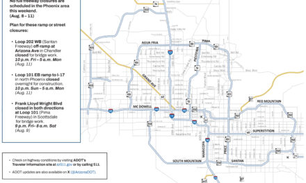 Weekend Freeway Travel Advisory, Aug. 8-11