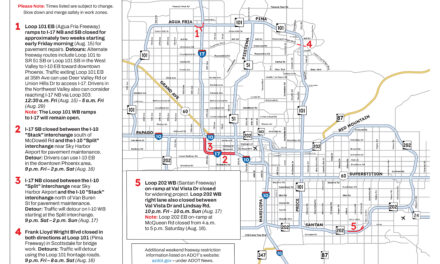 Weekend Freeway Travel Advisory, Aug 15-18